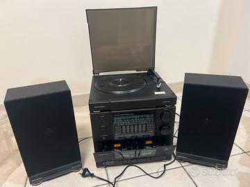 Radio giradischi con cassette marca Irradio