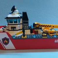 Set Lego 60109 "Barca dei pompieri"