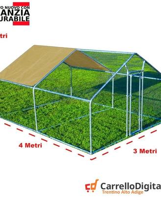 Recinto per Polli 3x4 m x h 2 m – 12 mq – beige
