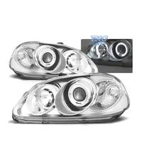 FARI OCCHI ANGEL HONDA CIVIC 95-98 CROMATI