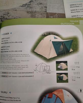 tenda da campeggio modello igloo 