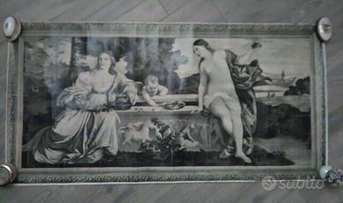 Antica stampa anni 30 - 110 x 55 cm -