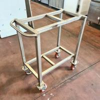 carrello inox per attrezzatura professionale usato
