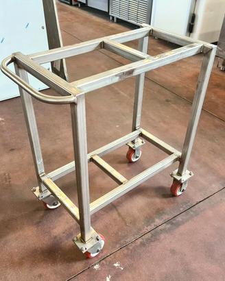 carrello inox per attrezzatura professionale usato