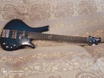 Basso elettrico Fretless 5 corde