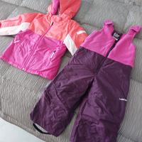 Tuta neve bambina 3-4 anni