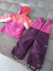 Tuta neve bambina 3-4 anni