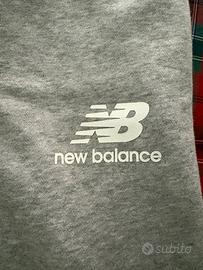 pantaloni tuta grigi new balance uomo