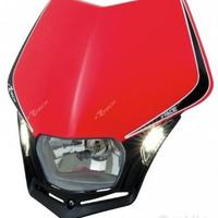 Mascherina rtech v-face led enduro motard