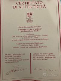 Due litografie firmate da Remo Brindisi