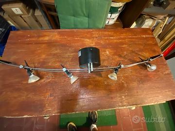 lampadario faretti orientabili