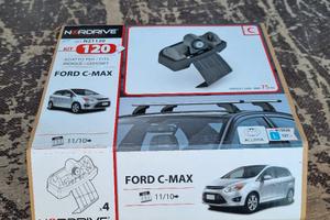 kit Piedi+attacchi barre portapacchi ford C-max