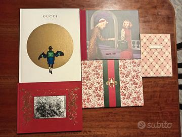 Lotto 5 cataloghi Gucci gift 