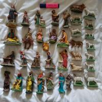 Rarissimo presepe popolare in gesso degli anni 194