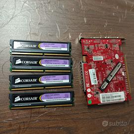 Scheda video 512 DDR2  +  Ram da 1Gb 800MHz DDR2