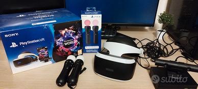 Psvr V2 per PS4 + moove controllers V2 + pscamera