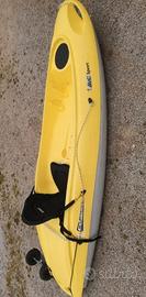 canoa ouassou bic completa di remo 