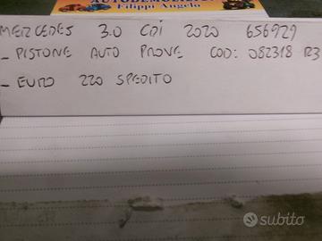 Pistone mercedes 3.0 cdi 2020