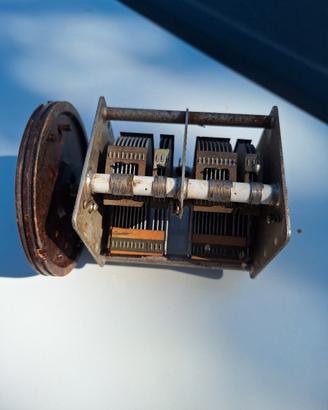 Condensatore variabile radio valvole vintage