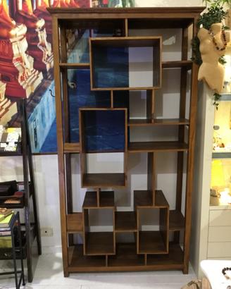 LIBRERIA IN TEAK INDONESIANA
