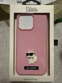 Karl Lagerfeld Cover Iphone 15 Pro Max rosa