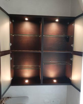 Vetrina / Credenza sospesa Wenge