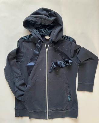 Felpa Blu zip/cappuccio - F.lli Campagnolo