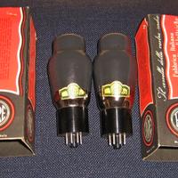 4 TUBI 6L6G FIVRE ANNI 50 VETRO SCURO ZOCCOLO NERO