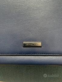 Borsa a tracolla blu Michael Kors