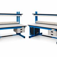 Banco da lavoro professionale 150×80×83 h con lamp