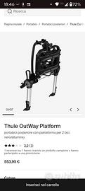 Portabici 2 posti Thule Outway Platform