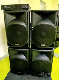 Impianto completo casse e amplificatore