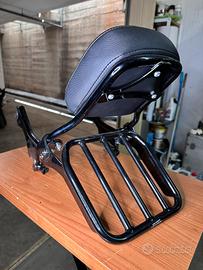 Sissy bar -borsa harley Davidson con sgancio rapid