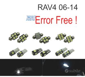 KIT 6 LAMPADE LED INTERNE TOYOTA RAV4 06-14