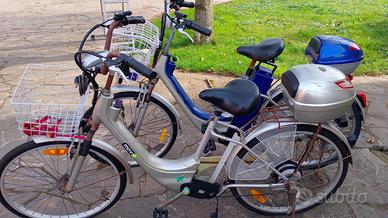 2 biciclette  con pedalata assistita