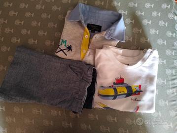 Magliette e tutina bimbo.