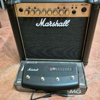 Marshall MG15GFX con pedaliera * * COME NUOVO * *