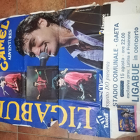 Locandina e biglietto concerto Ligabue