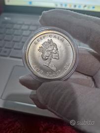 Lotto 2 monete d'argento 999