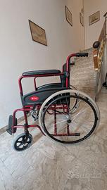 AIESI® Sedia a Rotelle pieghevole leggera