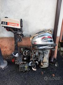 Motore barca fuoribordo 3.5cv Tomos + 15cv Mariner