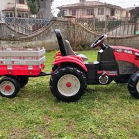 trattore con rimorchio a pedali Peg Perego
