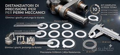 Spessori Anti Gioco Perni Benna Mini Escavatore