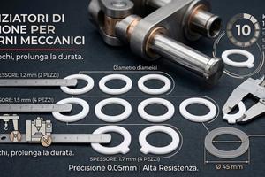Spessori Anti Gioco Perni Benna Mini Escavatore