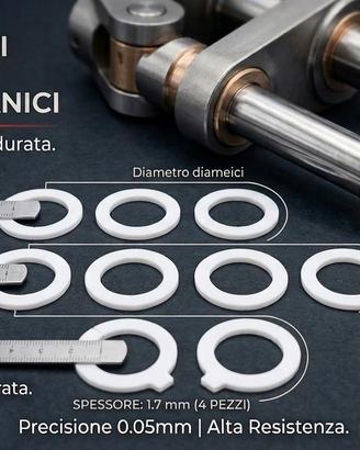Spessori Anti Gioco Perni Benna Mini Escavatore
