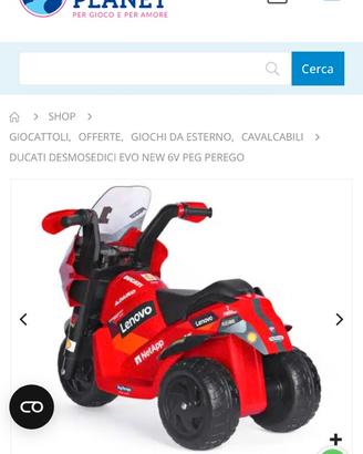 Moto ducati bambino