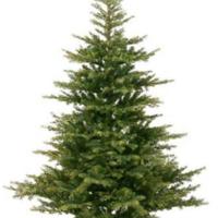 Albero di natale sintetico con accessori