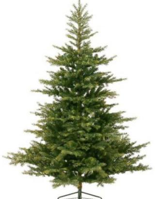 Albero di natale sintetico con accessori