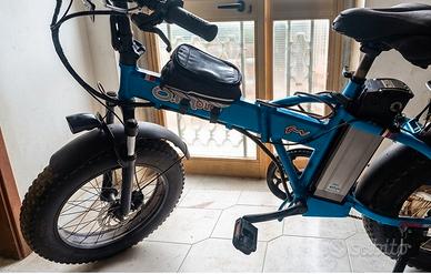 bicicletta elettrica l'alluminio,