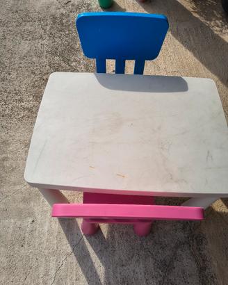 tavolino e sedie mammut ikea